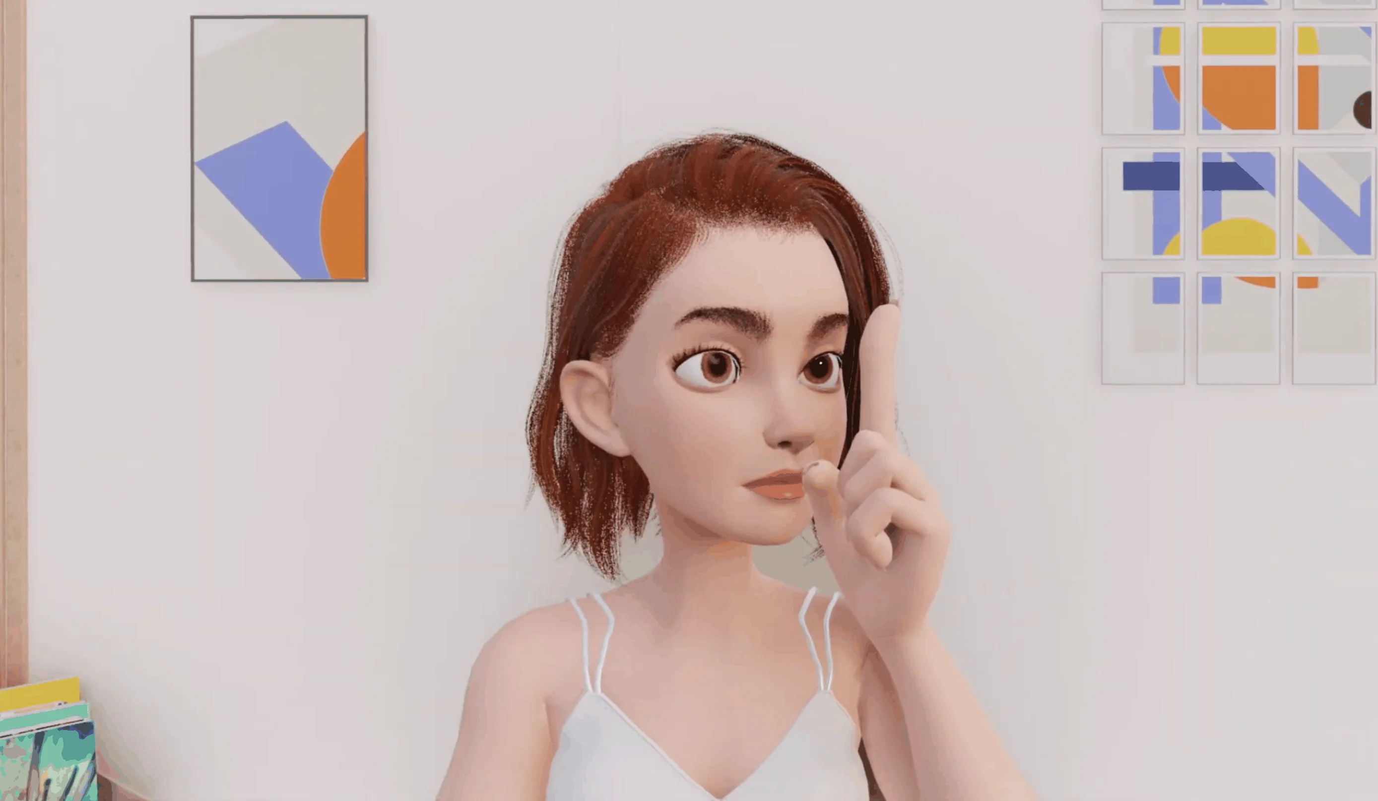 Clock-on-a-chair posture and awareness exercise
